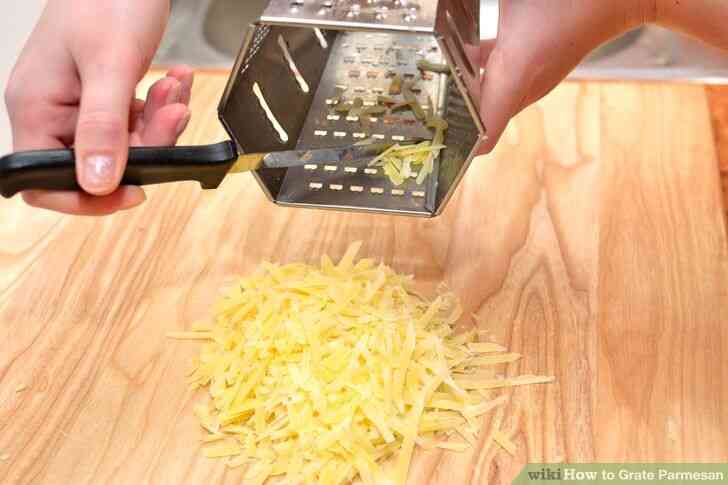 Image intitulee Raper le Parmesan Etape 3